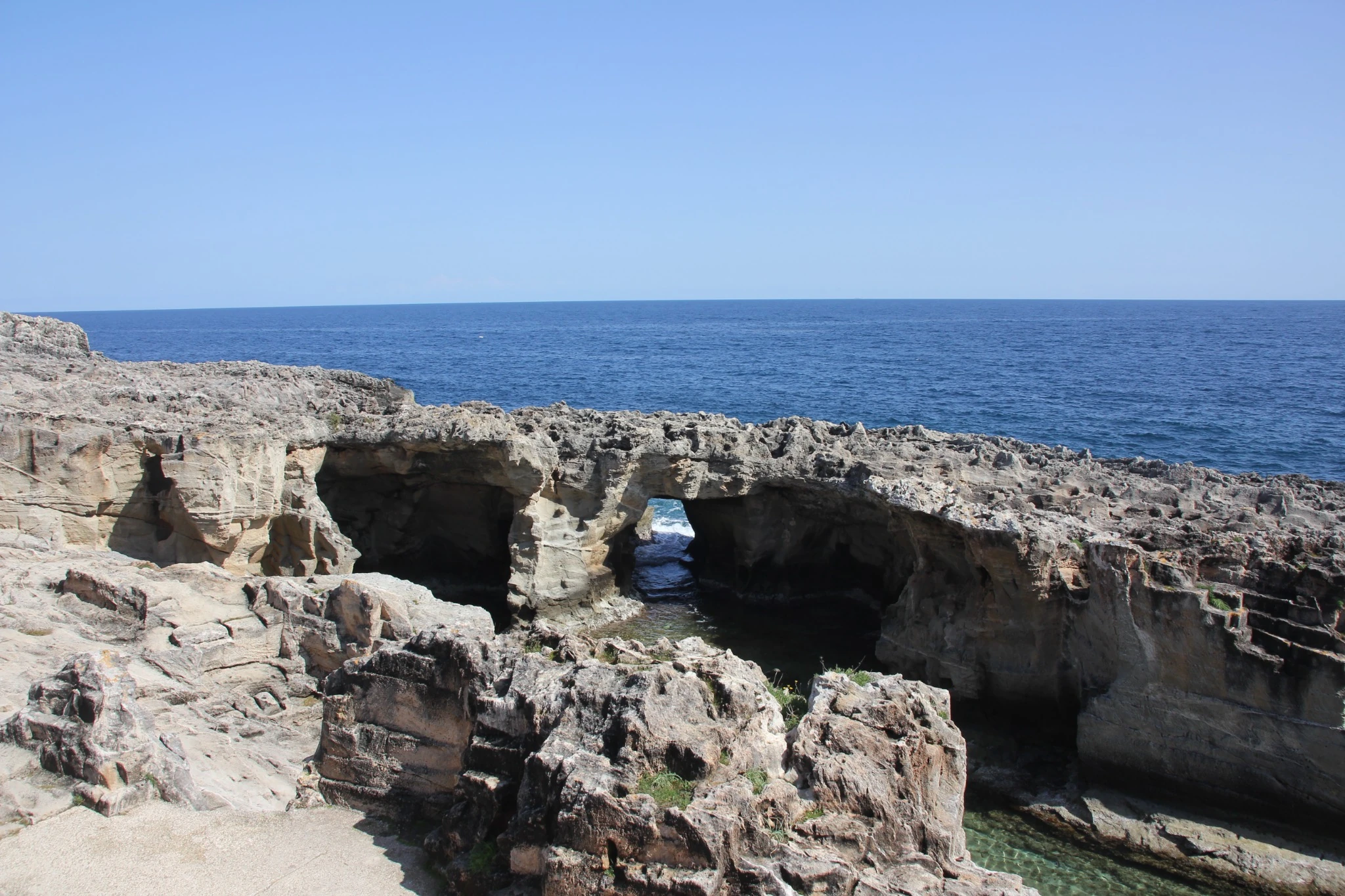 Consolidamento della Piscina Naturale di Serra
